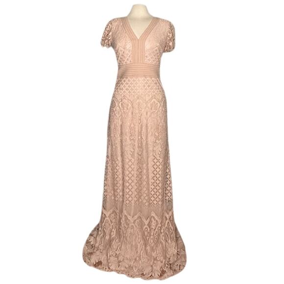 Tadashi Shoji Pink Wedding Dress - Picture 2 of 16